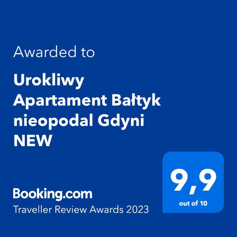 Urokliwy Apartament Baltyk Nieopodal Gdyni New Apartman Pogorze Kültér fotó